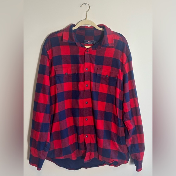 Vineyard Vines Other - Vineyard Vines Men’s Lined Flannel Shirt Jacket Buffalo Plaid Size Large